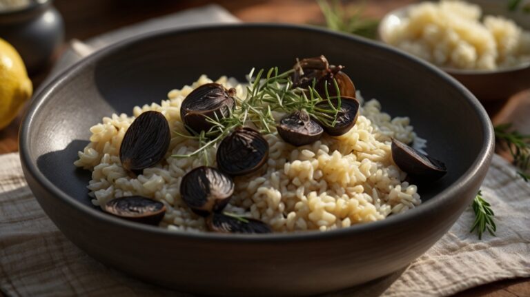Risoto de Alho Negro