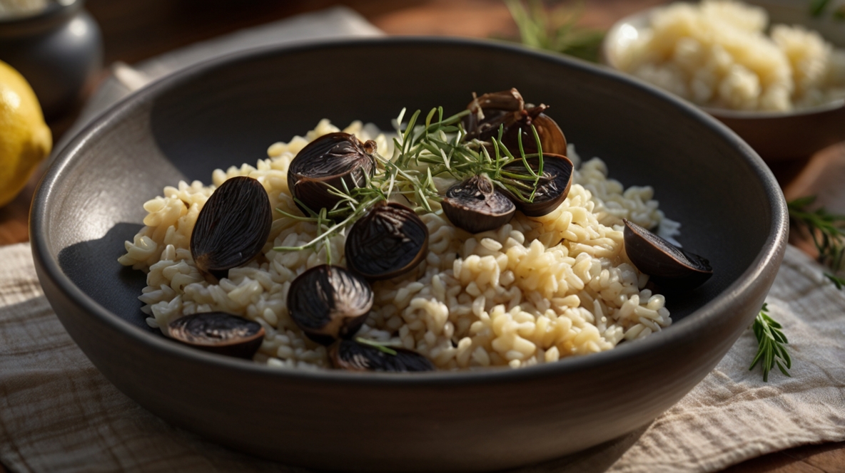 Risoto de Alho Negro