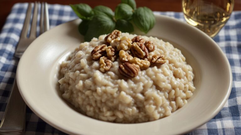 Risoto de Gorgonzola e Nozes