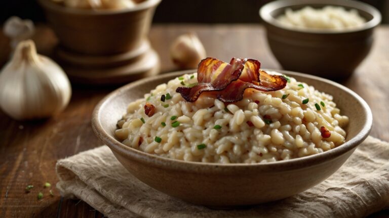 Risotto de Alho e Bacon (1)