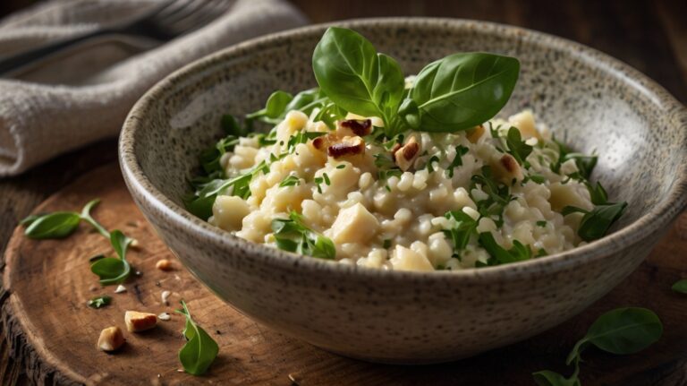 Risotto de Rúcula e Queijo Brie (1)